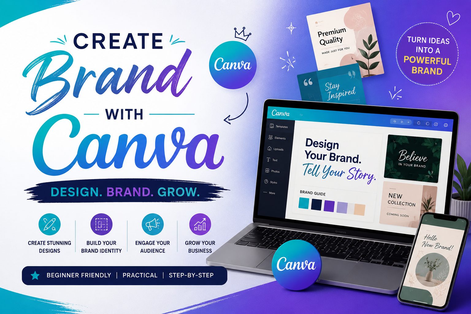 Create Your Brand with Canva: Design a Professional Brand Identity from Scratch