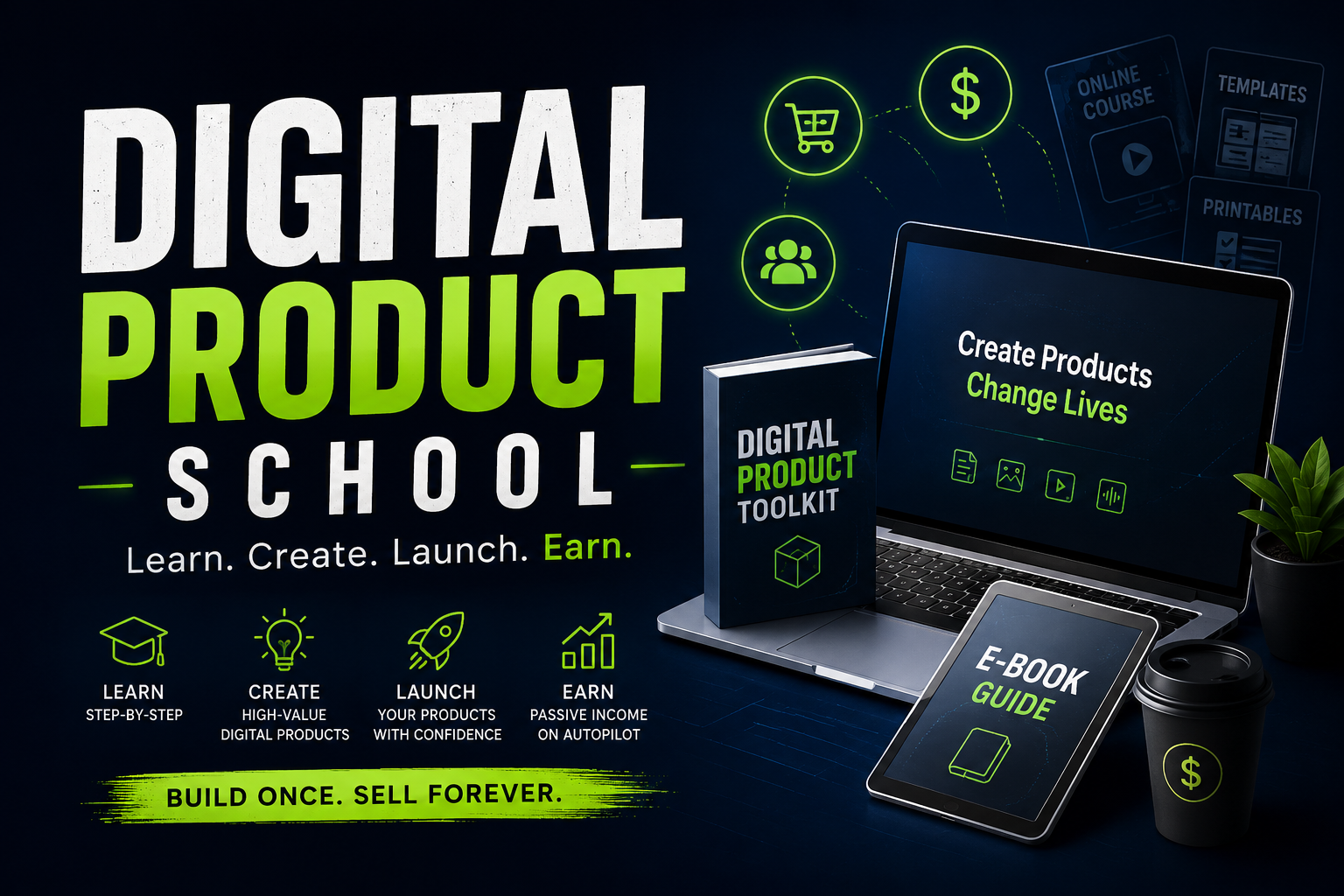 Digital Product School: Create, Launch & Sell Digital Products Successfully