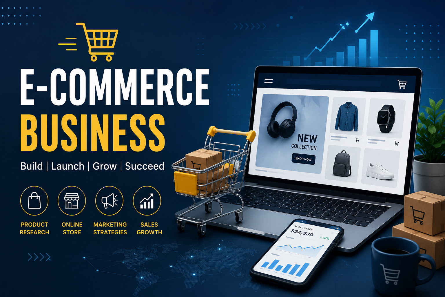 E-Commerce Business Mastery: Build, Launch & Scale Your Online Store