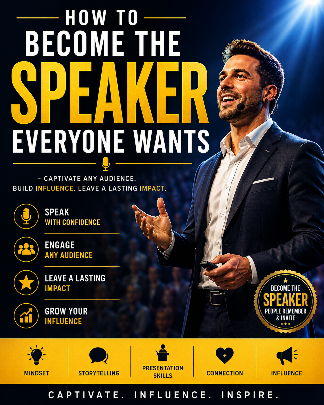 How to Become the Speaker Everyone Wants